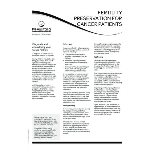 Fertility preservation fs