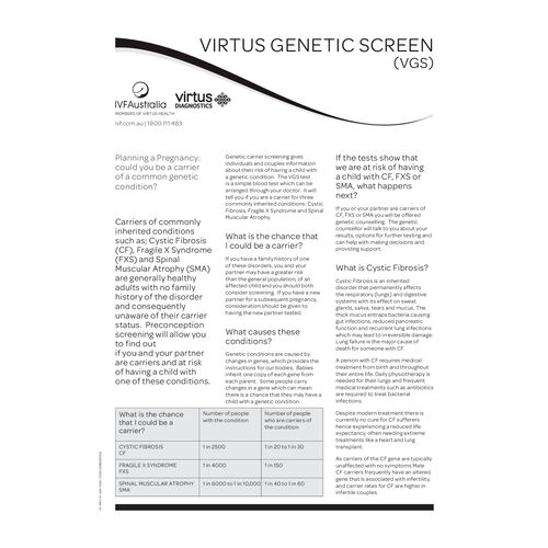 Virtus Genetic Screen fs