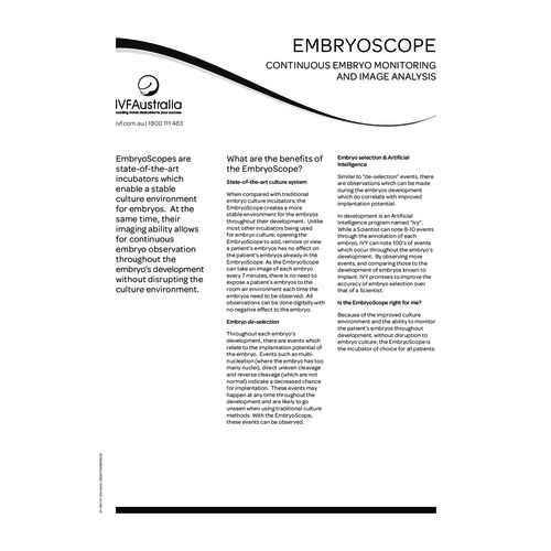 Embryoscope fs