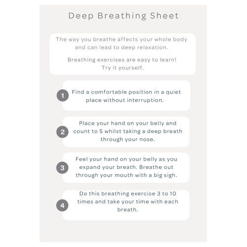 Deep Breathing Sheet